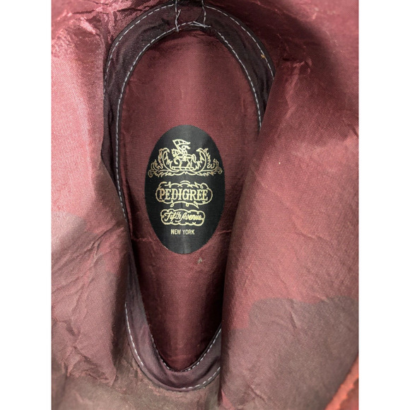 Vintage Pedigree Fifth Avenue New York Fedora Wool Hat M Large Gray Herringbone - Picture 14 of 15